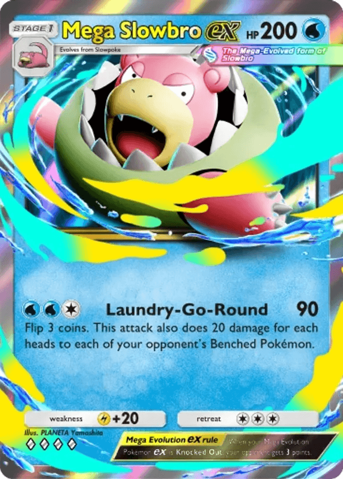 Mega Slowbro ex (b4b-058) card in Pokémon TCG Pocket