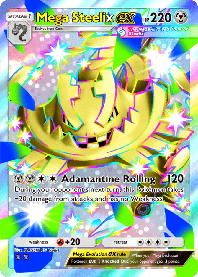Mega Steelix ex (b3-232) card in Pokémon TCG Pocket