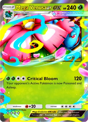 Mega Venusaur ex (b1a-004) card in Pokémon TCG Pocket