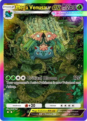Mega Venusaur ex (b1a-083) card in Pokémon TCG Pocket