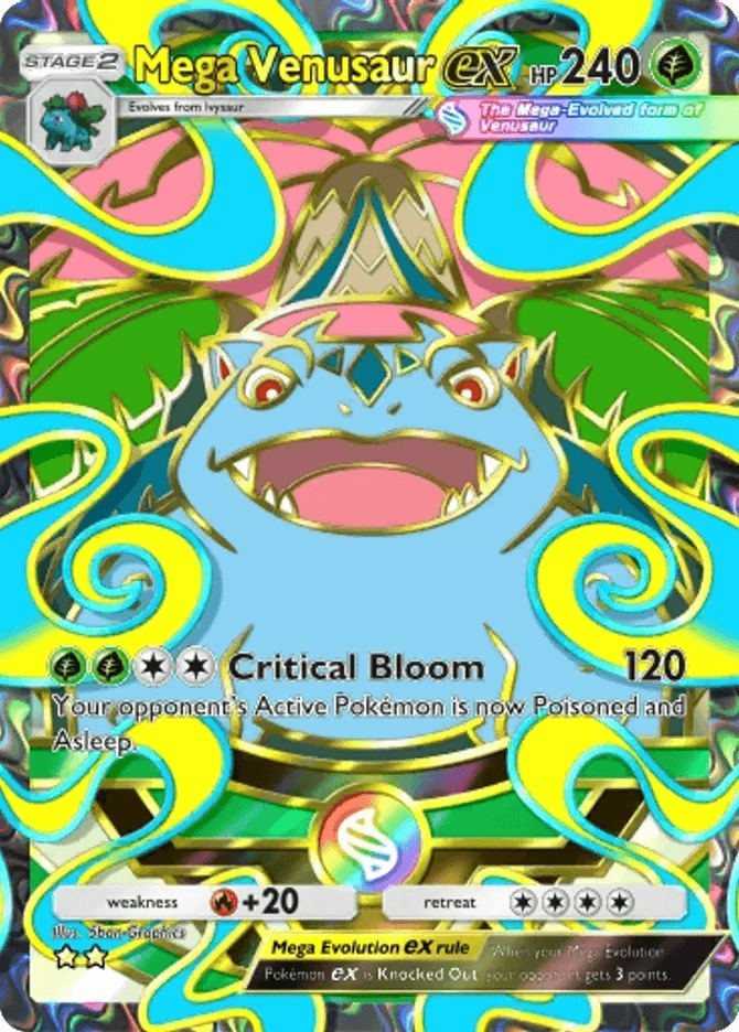 Mega Venusaur ex (b4b-409) card in Pokémon TCG Pocket