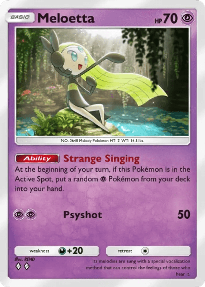 Meloetta (b4b-111) card in Pokémon TCG Pocket