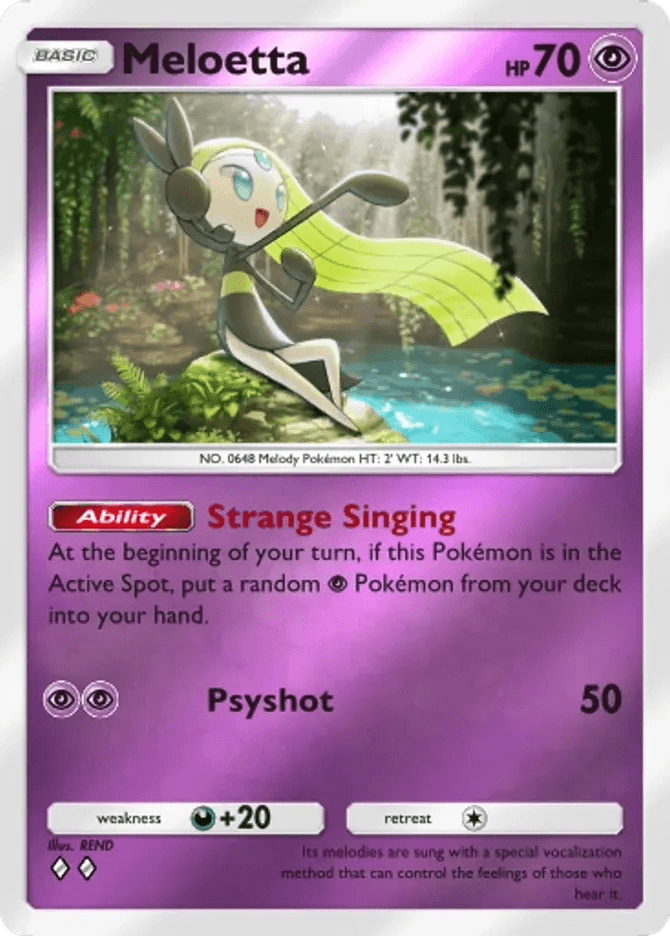 Meloetta (b4b-309) card in Pokémon TCG Pocket