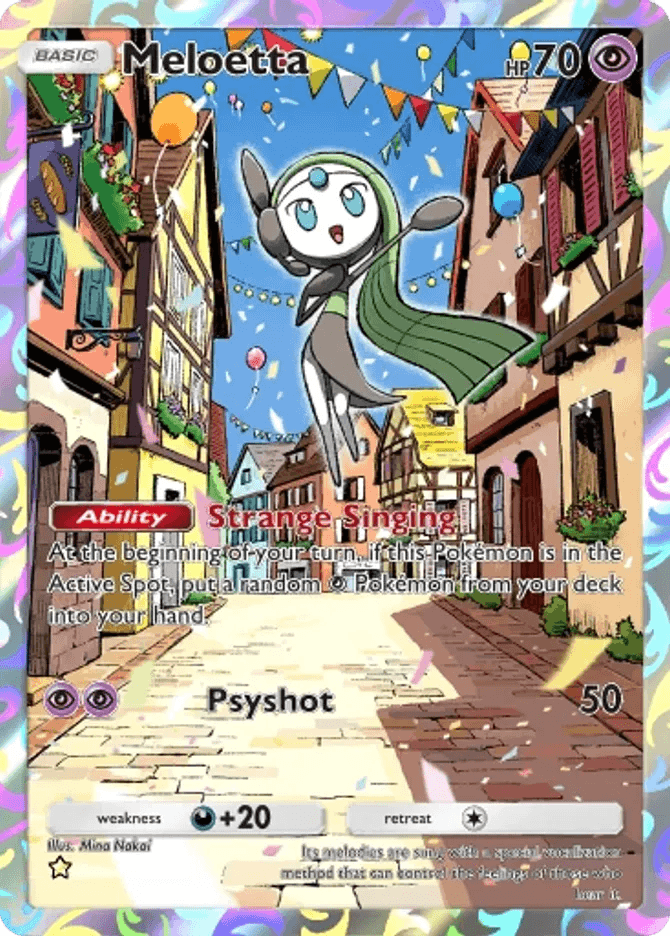 Meloetta (b4b-405) card in Pokémon TCG Pocket