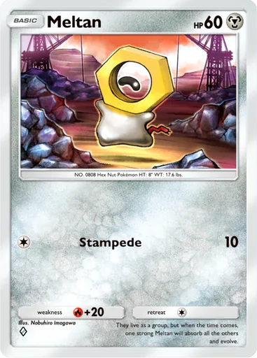 Meltan (b3-122) card in Pokémon TCG Pocket