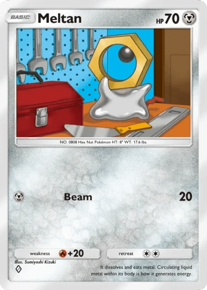 Meltan (b4b-165) card in Pokémon TCG Pocket