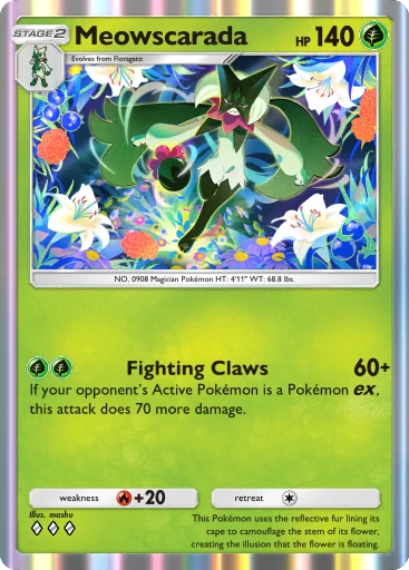 Meowscarada (a4b-053) card in Pokémon TCG Pocket