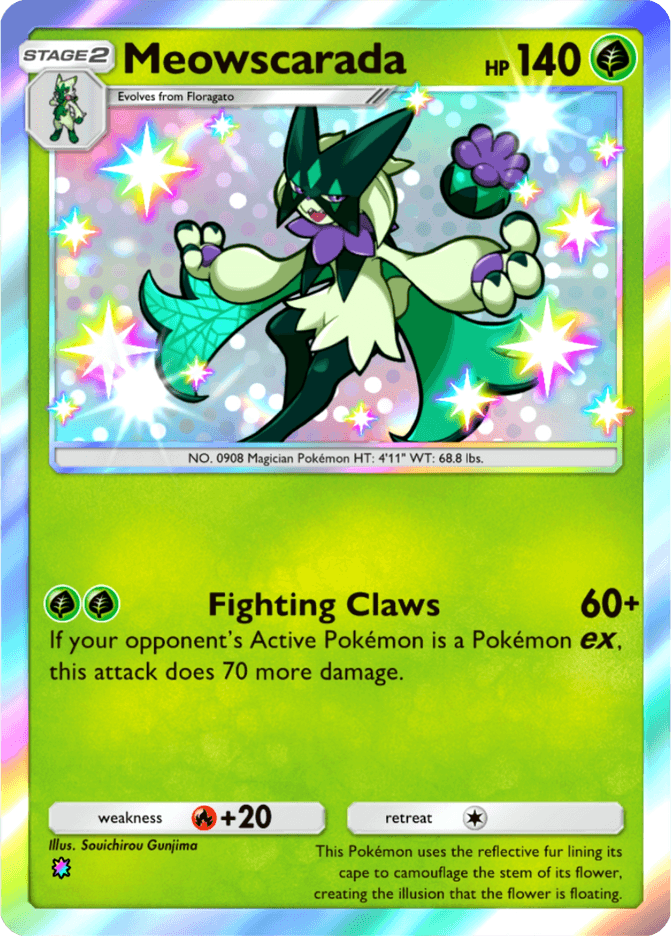meowscarada pokemon card ex 256/193 PSA 10 this attack does 120 more damage Meowscarada Cards in Pokmon TCG
