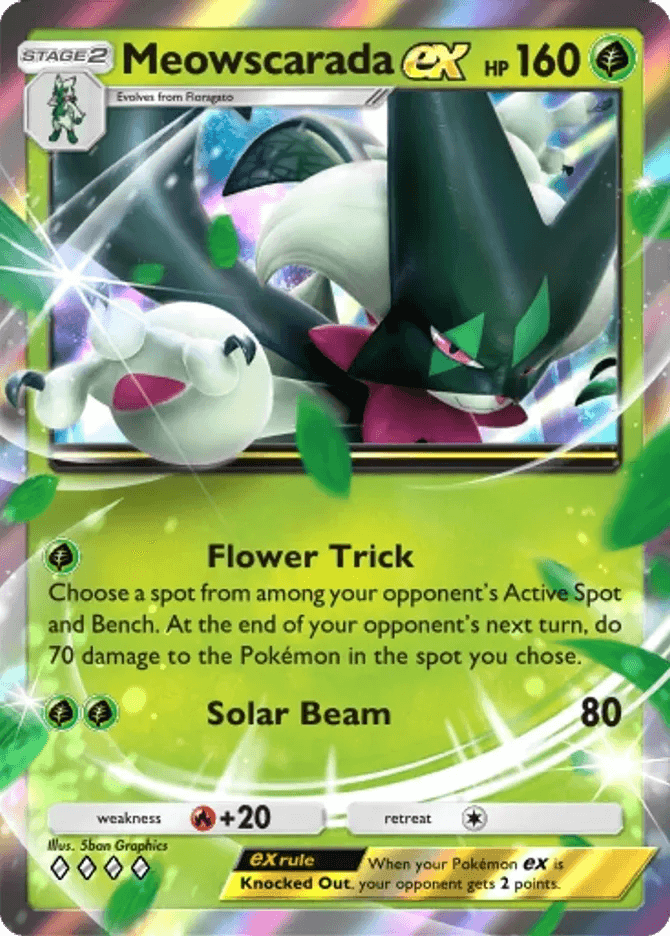 Meowscarada ex (b4b-023) card in Pokémon TCG Pocket