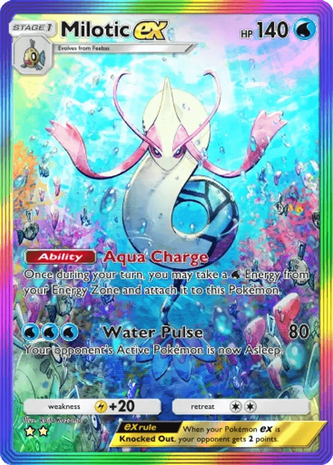 Milotic ex (b3b-086) card in Pokémon TCG Pocket