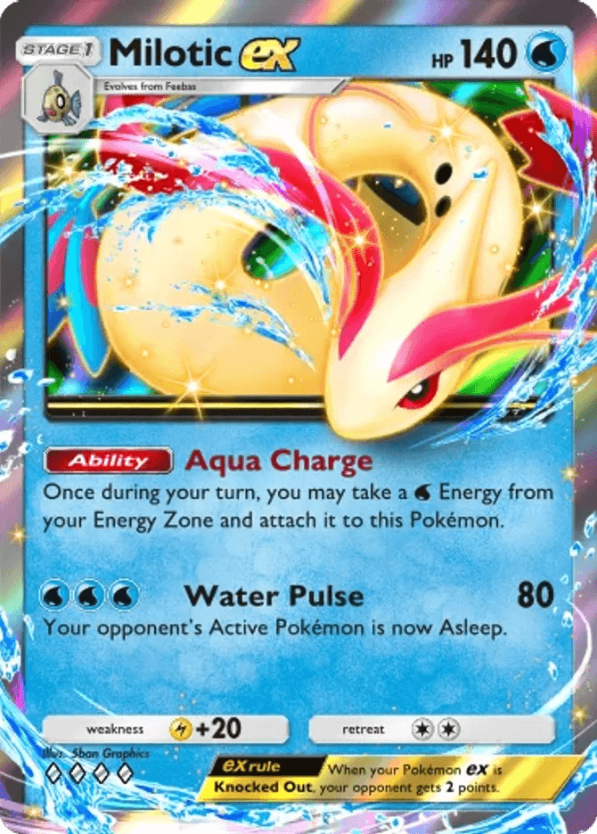 Milotic ex (b4b-070) card in Pokémon TCG Pocket