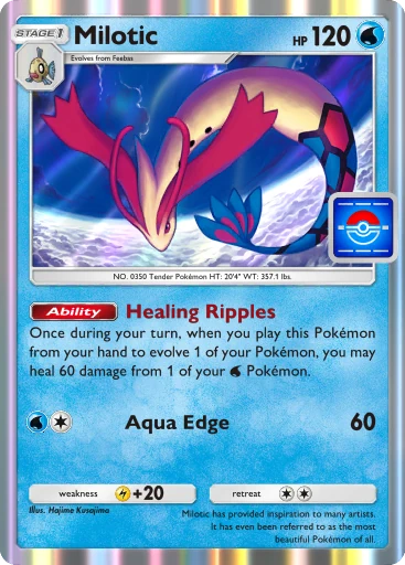 Milotic (pa-104) card in Pokémon TCG Pocket