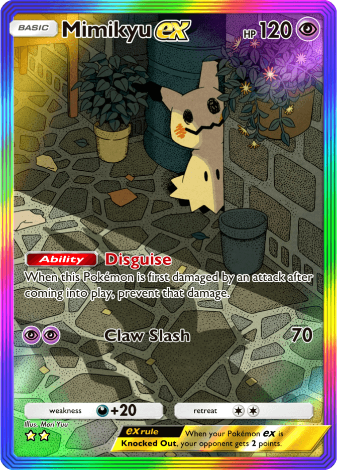 Mimikyu ex (b2-199) card in Pokémon TCG Pocket