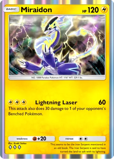 Miraidon (b2a-045) card in Pokémon TCG Pocket