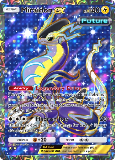 Miraidon ex (b3a-082) card in Pokémon TCG Pocket