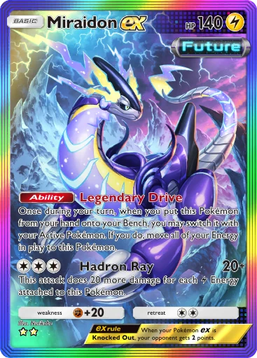 Miraidon ex (b3a-090) card in Pokémon TCG Pocket