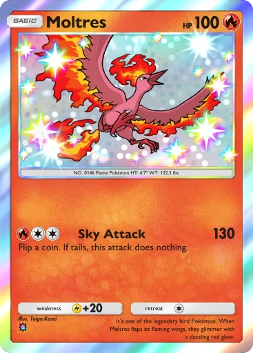 Moltres (b1-292) card in Pokémon TCG Pocket