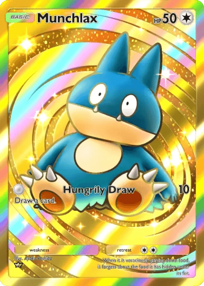 Munchlax card by Ayaka Yoshida