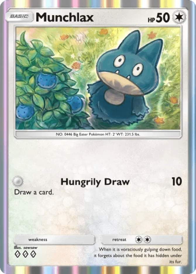 Munchlax (b4b-188) card in Pokémon TCG Pocket