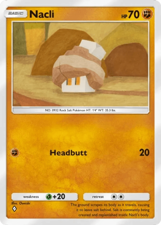 Nacli card by Ounishi