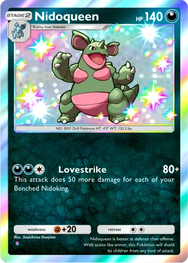 Nidoqueen (a4-225) card in Pokémon TCG Pocket