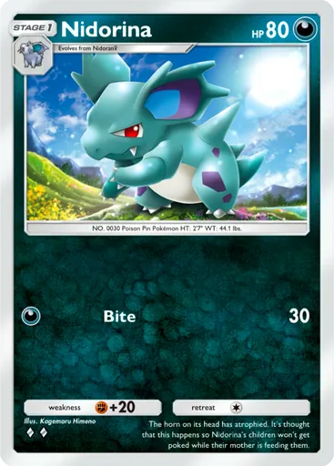 Nidorina (a1-167) card in Pokémon TCG Pocket