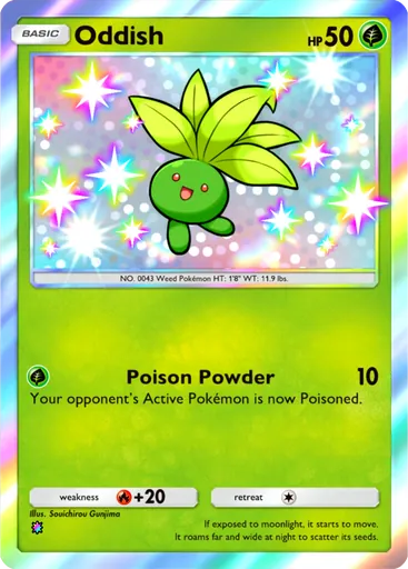 Oddish (b1a-088) card in Pokémon TCG Pocket