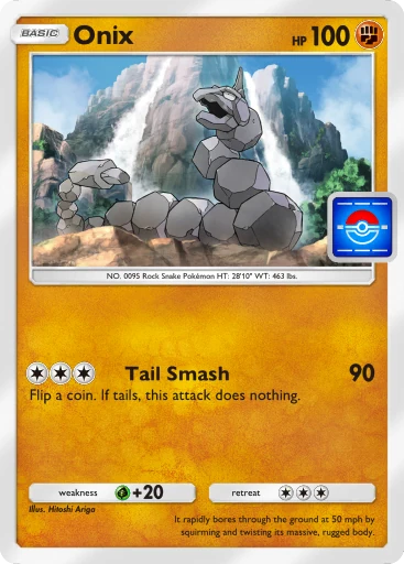 Onix (pb-021) card in Pokémon TCG Pocket