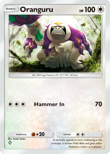 Oranguru (a3a-059) card in Pokémon TCG Pocket