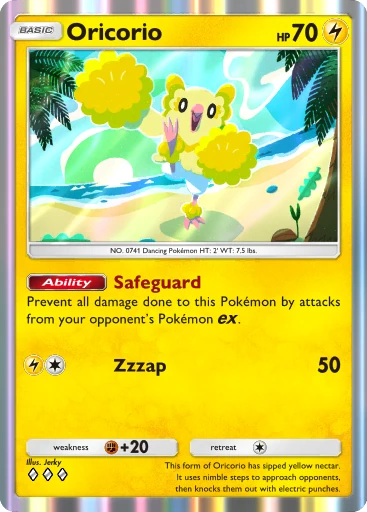 Oricorio (a4b-146) card in Pokémon TCG Pocket