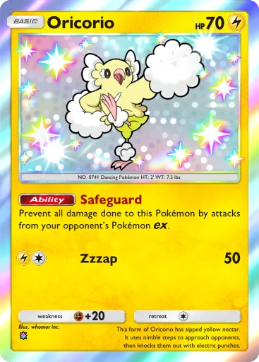 Oricorio (b1-303) card in Pokémon TCG Pocket