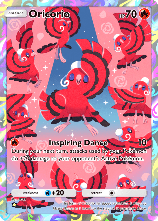 Oricorio card by 0313