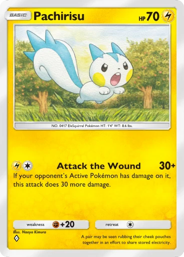 Pachirisu (b1-089) card in Pokémon TCG Pocket