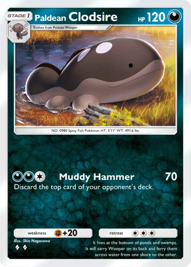 Paldean Clodsire (b2a-065) card in Pokémon TCG Pocket