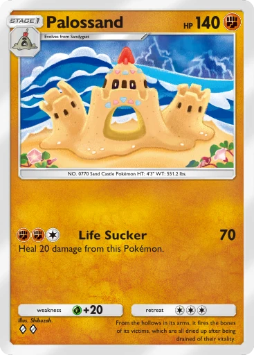 Palossand (b1-144) card in Pokémon TCG Pocket