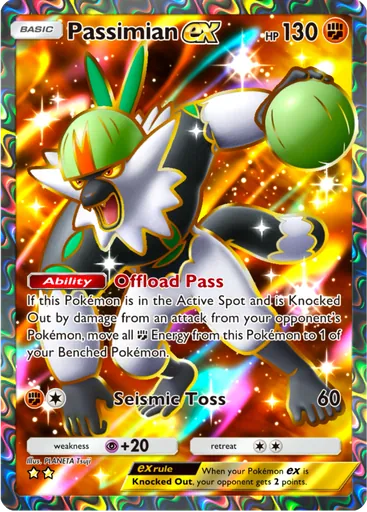 Passimian ex (a3-187) card in Pokémon TCG Pocket