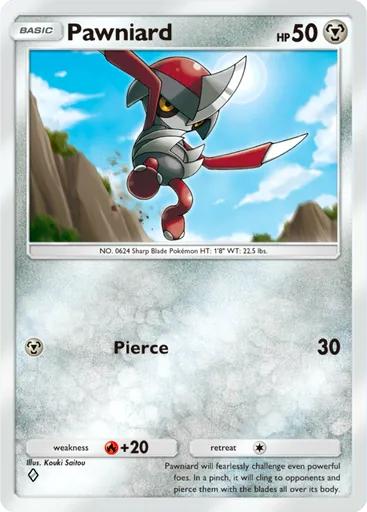 Pawniard (a1-179) card in Pokémon TCG Pocket