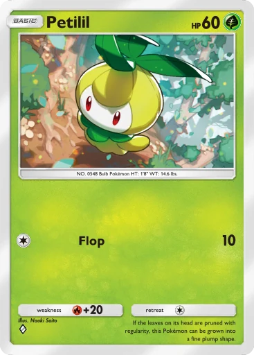 Petilil (b1-017) card in Pokémon TCG Pocket