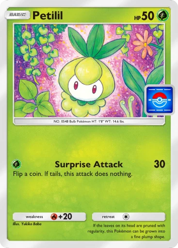 Petilil (pb-002) card in Pokémon TCG Pocket