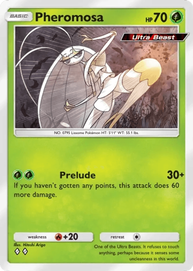 Pheromosa (b4-016) card in Pokémon TCG Pocket