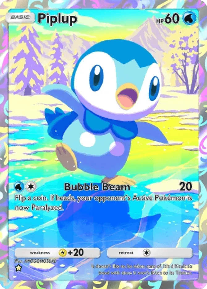 Piplup card by HYOGONOSUKE