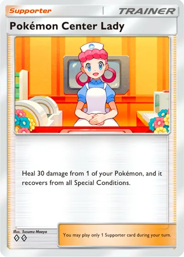 Pokémon Center Lady (a2b-070) card in Pokémon TCG Pocket