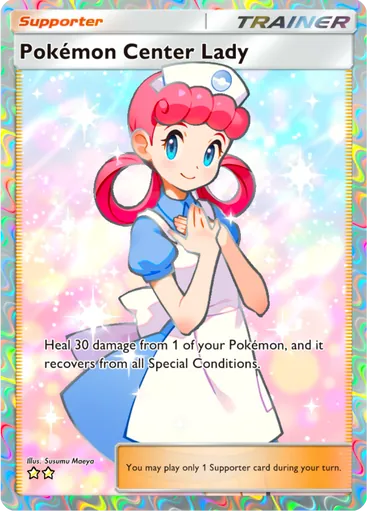 Pokémon Center Lady (a2b-089) card in Pokémon TCG Pocket