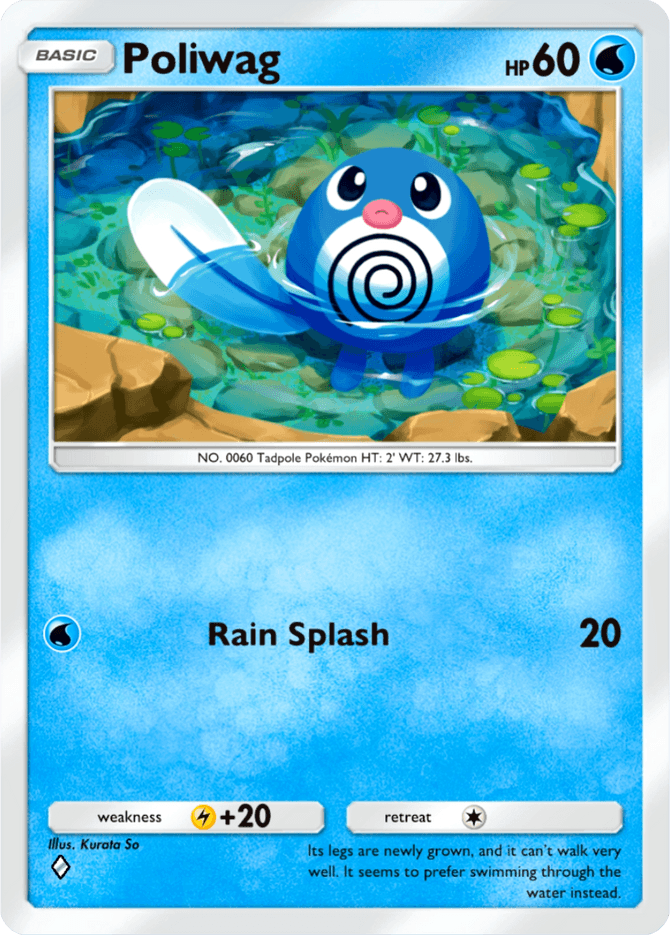 pokemon card poliwag SV2a] 060/165〈C〉Master Ball Reverse Holo Water Colorless Call for Family Search your deck for a Basic Pokémon and put it onto your Bench Poliwag - SWSH11: Lost Origin