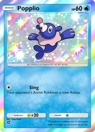 Popplio (b1-300) card in Pokémon TCG Pocket
