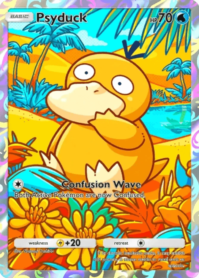 Psyduck card by Natsumi Yoshida