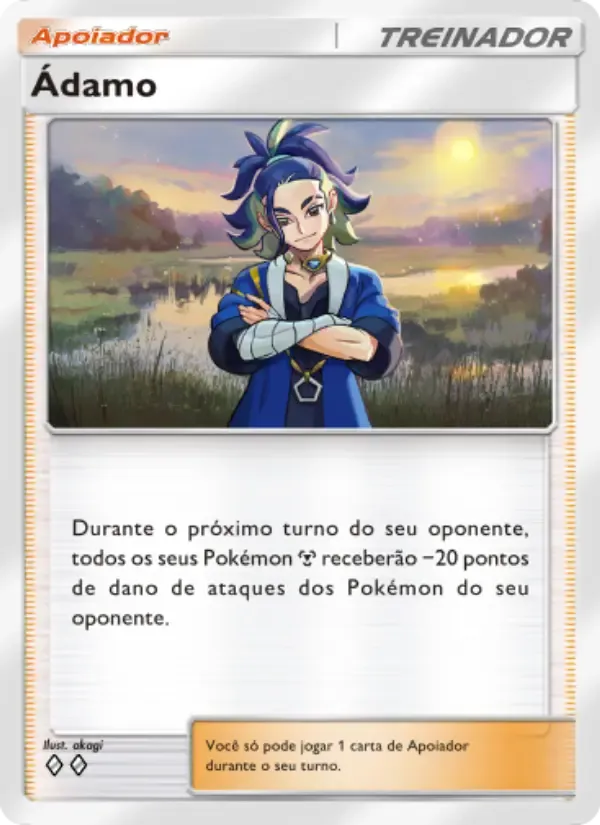 Adaman card in Portuguese