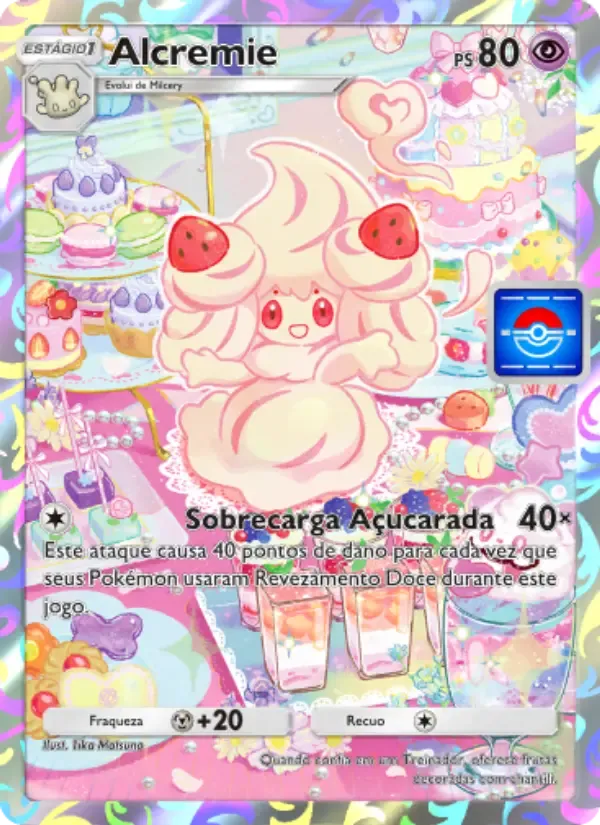 Alcremie card in Portuguese