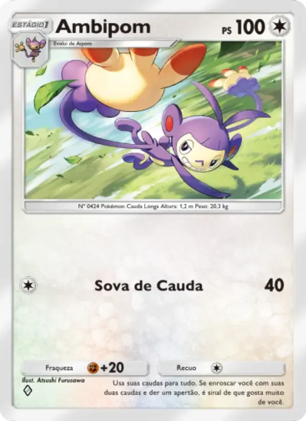 Ambipom card in Portuguese