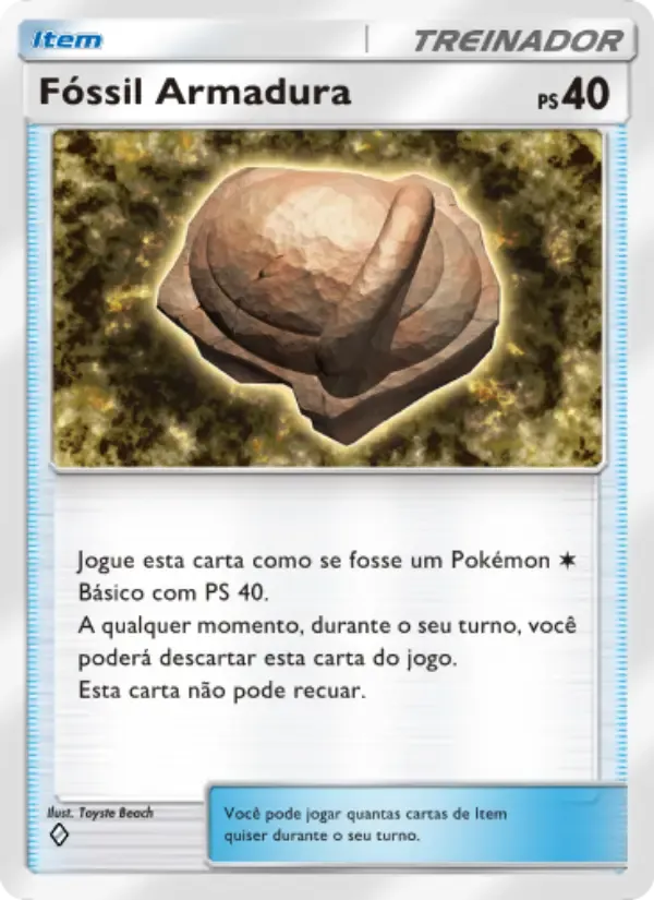 Carte Armor Fossil en Portugais